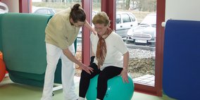 Übung mit Petziball